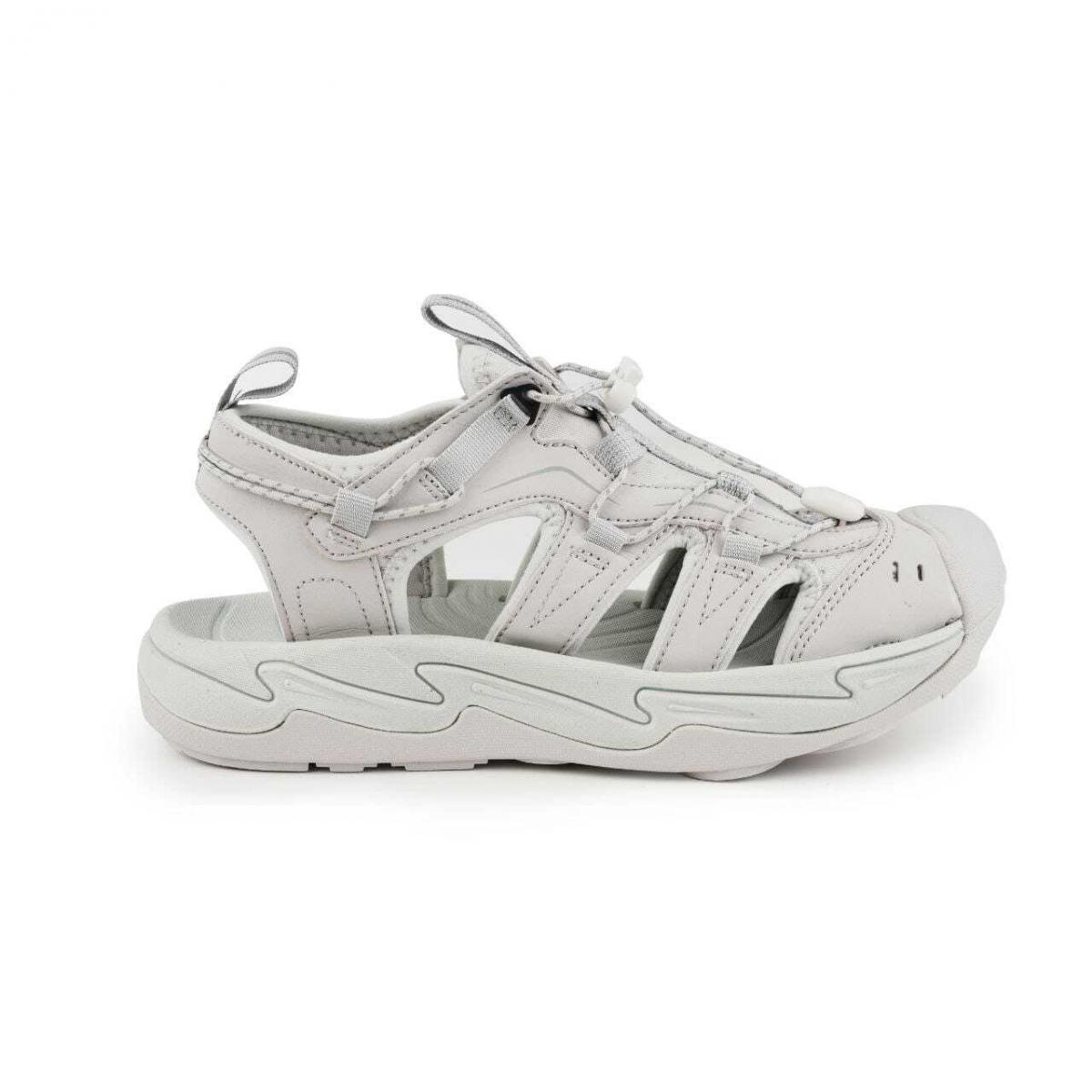 ‏‏صندل زنانه sn-naica‏ ‏طوسی سبز‏ - women’s closed-toe sandals Naica model code SH-1212W